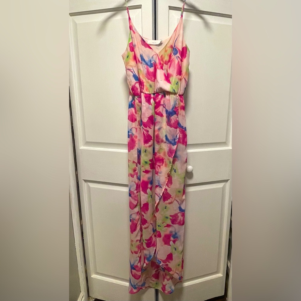 Nordstrom summer floral high low dress